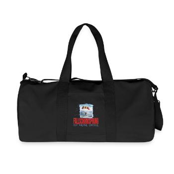 Fallschirmsprung ist meine Droge - Recycelte Canvas-Sporttasche von Stanley/Stella - Schwarz - Vorne