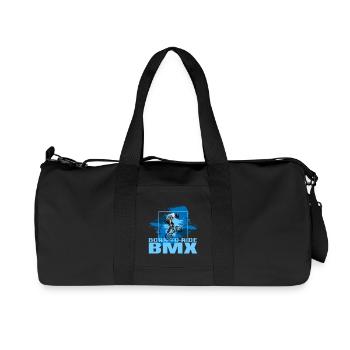 Born to Ride BMX - Recycelte Canvas-Sporttasche von Stanley/Stella - Schwarz - Vorne