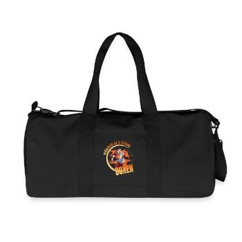 Härter wie Stahl - Boxen - Recycelte Canvas-Sporttasche von Stanley/Stella - Schwarz - Vorne