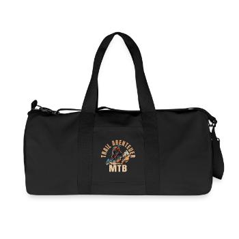 Trail Abenteuer - Recycelte Canvas-Sporttasche von Stanley/Stella - Schwarz - Vorne