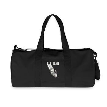 Klettern - Recycelte Canvas-Sporttasche von Stanley/Stella - Schwarz - Vorne