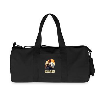 Berge sind die Magie der Natur - Recycelte Canvas-Sporttasche von Stanley/Stella - Schwarz - Vorne