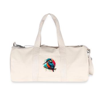 Martin-pêcheur - Sac de sport en toile recyclée Stanley/Stella - blanc naturel - Devant