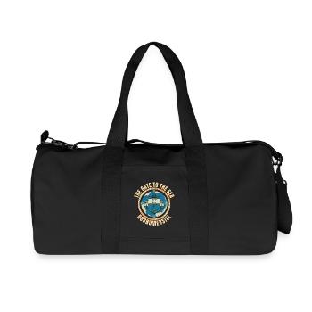 The Gate to the Sea - Dornumersiel - Recycelte Canvas-Sporttasche von Stanley/Stella - Schwarz - Vorne