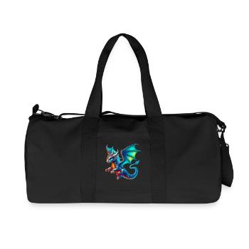Dragon - Recycled Canvas Sports Bag by Stanley/Stella - black - Front