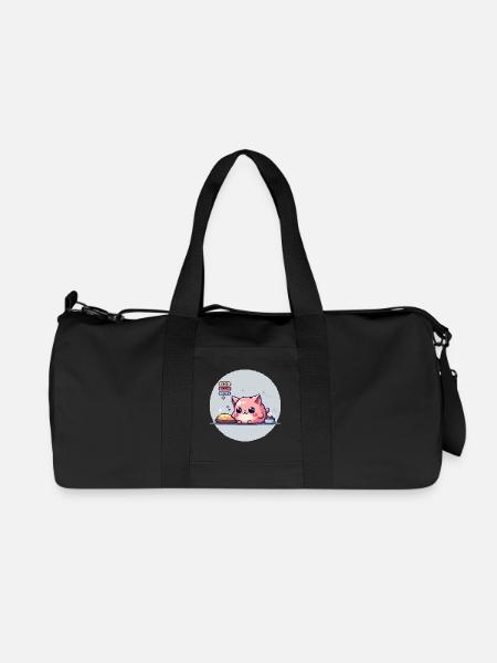 Pixel Pet - Retro Gaming - Recycelte Canvas-Sporttasche von Stanley/Stella - Schwarz