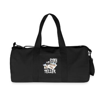 Story Teller - Recycelte Canvas-Sporttasche von Stanley/Stella - Schwarz - Vorne
