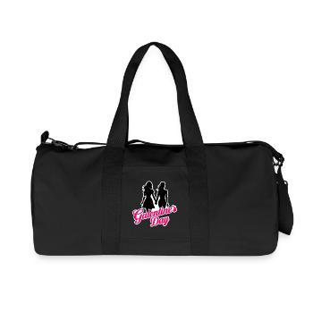 Galentine’s Day 2026 girls - Sac de sport en toile recyclée Stanley/Stella - noir - Devant