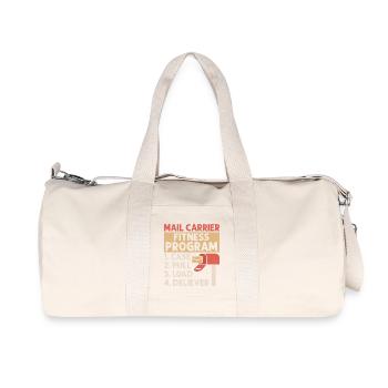 Mail Carrier Fitness Programm Postal Worker Mail - Recycelte Canvas-Sporttasche von Stanley/Stella - Naturweiß - Vorne