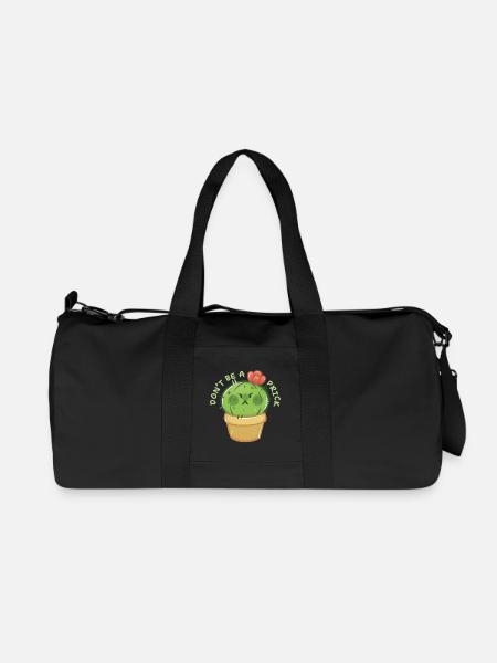 Cactus avec du caractère - Ne soyez pas un - Sac de sport en toile recyclée Stanley/Stella - noir