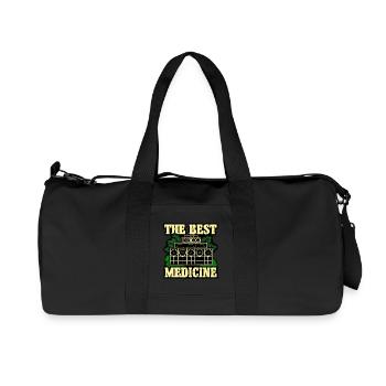 Healing through music - Recycled Canvas Sports Bag by Stanley/Stella - black - Front