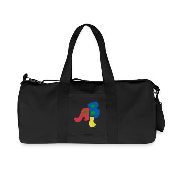Abi - Abitur - Geschenk - Recycelte Canvas-Sporttasche von Stanley/Stella - Schwarz - Vorne