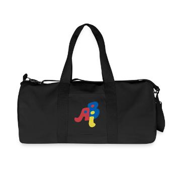 Abi - Abitur - Geschenk - Recycelte Canvas-Sporttasche von Stanley/Stella - Schwarz - Vorne