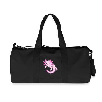 Axolotl - Recycled Canvas Sports Bag by Stanley/Stella - black - Front
