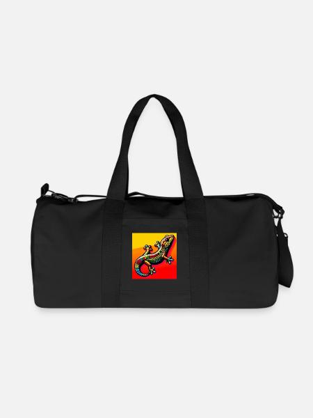 Gecko - Recycelte Canvas-Sporttasche von Stanley/Stella - Schwarz