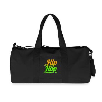 Hip Hop - Sac de sport en toile recyclée Stanley/Stella - noir - Devant