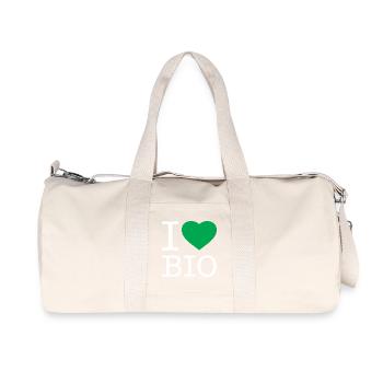 I love organic - Recycled Canvas Sports Bag by Stanley/Stella - natural - Front