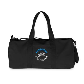 Vélo gravel KODITION STATT STROM Anti E-Bike - Sac de sport en toile recyclée Stanley/Stella - noir - Devant