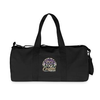 2006 Vintage 20th Birthday Retro Gift - Recycled Canvas Sports Bag by Stanley/Stella - black - Front