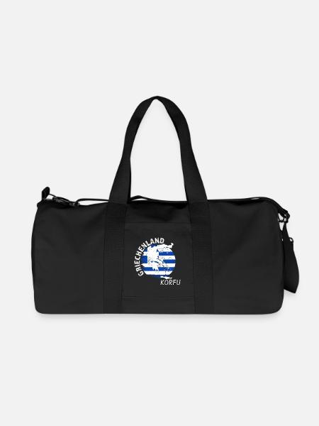 Corfou - Sac de sport en toile recyclée Stanley/Stella - noir