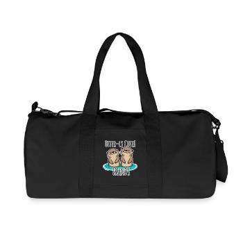 Otterly Cute! Lustiges Freundschafts-Teil für BFF - Recycelte Canvas-Sporttasche von Stanley/Stella - Schwarz - Vorne