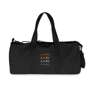 Soudeur Battement de cœur soudage - Sac de sport en toile recyclée Stanley/Stella - noir - Devant