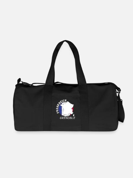 Grenoble - Sac de sport en toile recyclée Stanley/Stella - noir