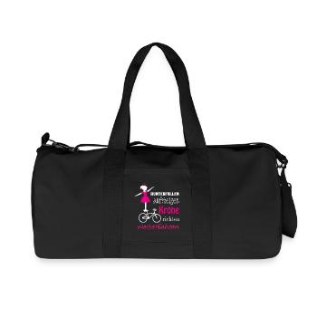 Artistic cycling, artistic cycling, indoor cycling - Recycled Canvas Sports Bag by Stanley/Stella - black - Front