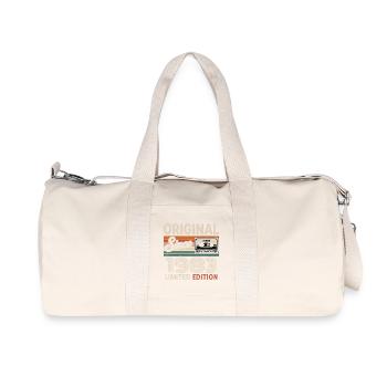 Jahrgang 1975 Legende Retro Geburtstag 1983 - Recycelte Canvas-Sporttasche von Stanley/Stella - Naturweiß - Vorne