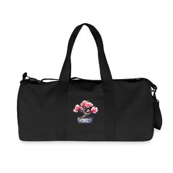 Délice de la Fleur Bonsaï Kawaii - Sac de sport en toile recyclée Stanley/Stella - noir - Devant