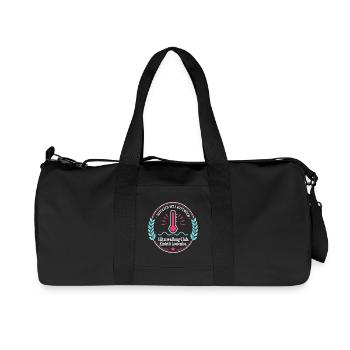 Hitzewallung Club — Mitglied seit Mittwoch - Recycelte Canvas-Sporttasche von Stanley/Stella - Schwarz - Vorne