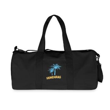 Honduras als Palmen - Recycelte Canvas-Sporttasche von Stanley/Stella - Schwarz - Vorne