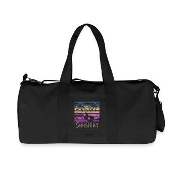 Sunshine Retro Sunglasses - Sac de sport en toile recyclée Stanley/Stella - noir - Devant