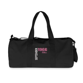 60e anniversaire, septembre 1966 - Sac de sport en toile recyclée Stanley/Stella - noir - Devant