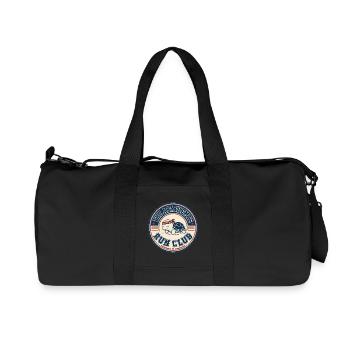 Apathhetic Turtle Run Club - Recycelte Canvas-Sporttasche von Stanley/Stella - Schwarz - Vorne
