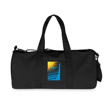 Klippenspringer - Recycelte Canvas-Sporttasche von Stanley/Stella - Schwarz - Vorne
