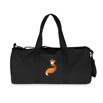 Fuchs - Recycelte Canvas-Sporttasche von Stanley/Stella - Schwarz - Vorne