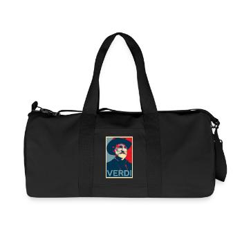 Giuseppe Verdi - Recycelte Canvas-Sporttasche von Stanley/Stella - Schwarz - Vorne