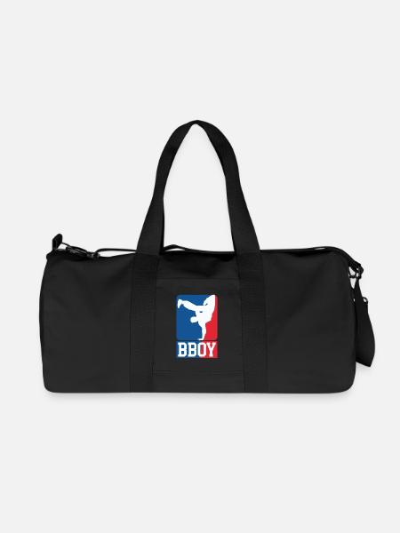 Breakdance B-Boy Streetdance Design Hip Hop Dance - Recycelte Canvas-Sporttasche von Stanley/Stella - Schwarz