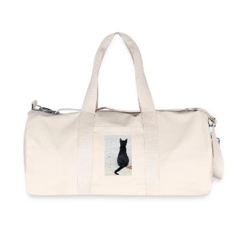 Katze Kätzchen Katzenshirt Geschenk - Recycelte Canvas-Sporttasche von Stanley/Stella - Naturweiß - Vorne
