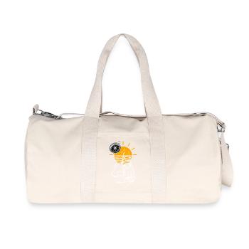 Sailing Ship Sunset - Recycled Canvas Sports Bag by Stanley/Stella - natural - Front