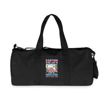 Couture - Sac de sport en toile recyclée Stanley/Stella - noir - Devant