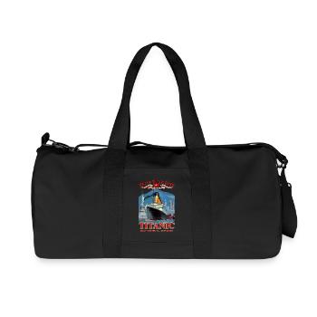 TITANIC NY Kreation Louis RUNEMBERG © Adagp - Recycelte Canvas-Sporttasche von Stanley/Stella - Schwarz - Vorne