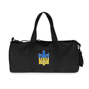 ukraine - Recycelte Canvas-Sporttasche von Stanley/Stella - Schwarz - Vorne