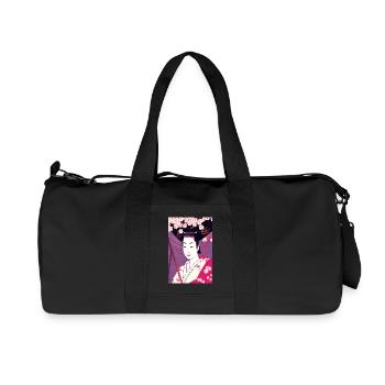 Geisha 4 - Recycelte Canvas-Sporttasche von Stanley/Stella - Schwarz - Vorne