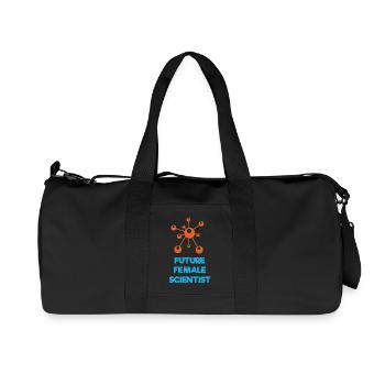 Futures femmes scientifiques - Sac de sport en toile recyclée Stanley/Stella - noir - Devant