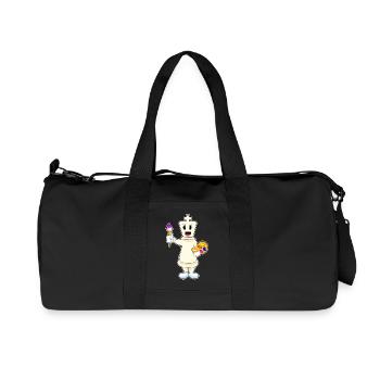 Chess Piece King Chess - Recycled Canvas Sports Bag by Stanley/Stella - black - Front