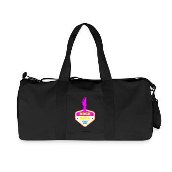 ROCK 'N' ROLL SINCE 1980 - Recycled Canvas Sports Bag by Stanley/Stella - black - Front