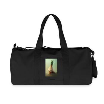 Ice cream - Recycled Canvas Sports Bag by Stanley/Stella - black - Front