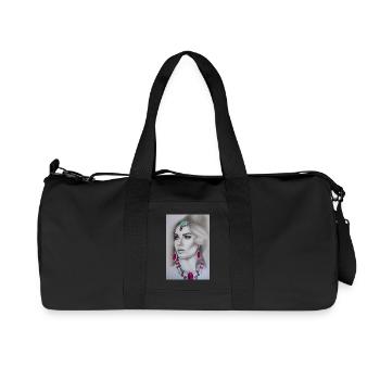 Woman with jewelry - Recycled Canvas Sports Bag by Stanley/Stella - black - Front